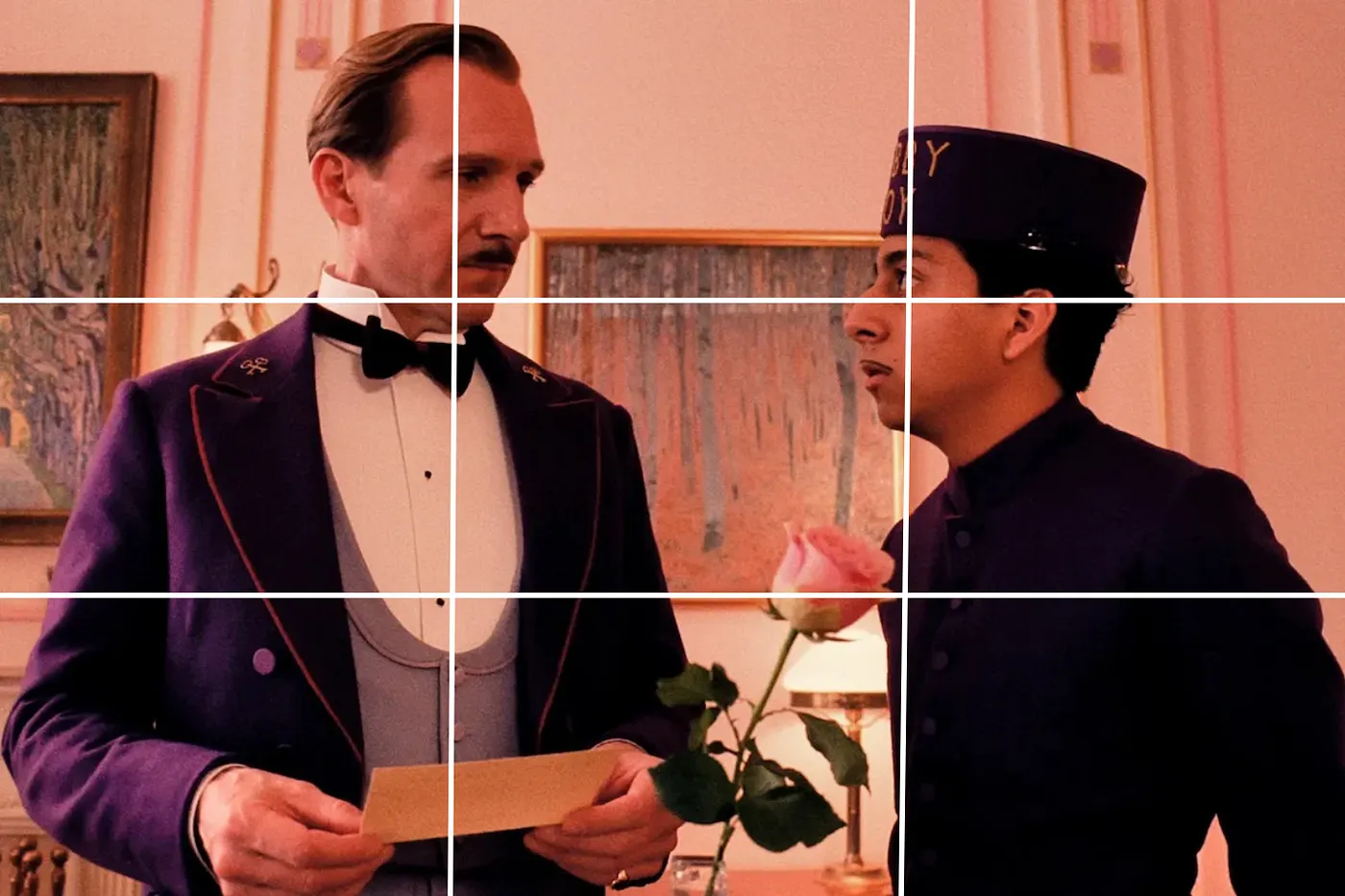 The Grand Budapest Hotel - Wes Anderson breaking symmetry for emotional impact