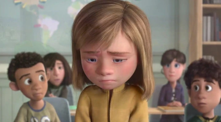 Scene from Inside Out demonstrating emotional beats